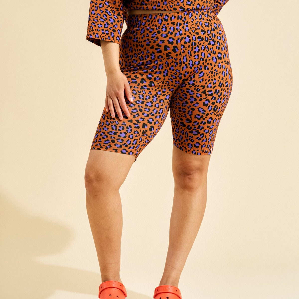 Lulu Biker Shorts, Leo Copper